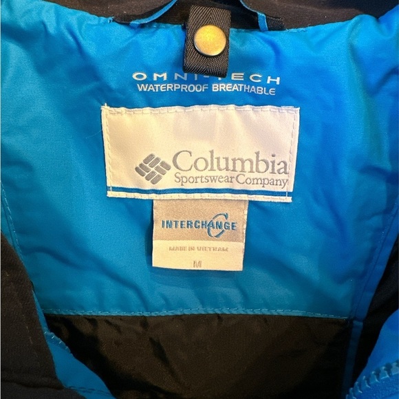 Columbia Eager Air ll Interchange jacket style SM7926 in Blue/Black Medium - Picture 3 of 4